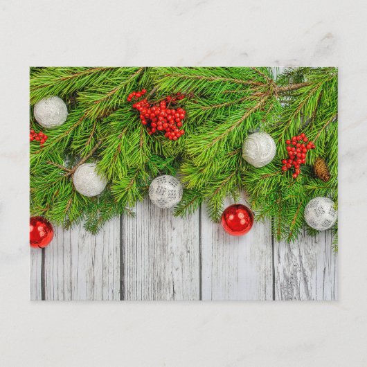 Prettig kerstfeest | fijne feestdagen briefkaart (Voorkant)