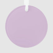 Prettig kerstfeest Flamingo Pastel Roze Paars Ornament (achterkant)