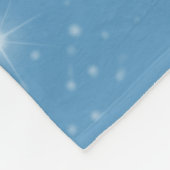 Prettig kerstfeest fleece deken (Hoek)