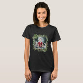 Prettig Kerstfeest Foto Groen T-shirt (Voorkant volledig)