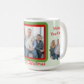 Prettig Kerstfeest FOTO Koffiemok (Voorkant rechts)