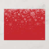 Prettig kerstfeest Foto leuk Rol op nieuwjaar Feestdagenkaart (Achterkant)