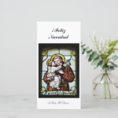 Prettig kerstfeest fotokaart feestdagenkaart (Staand voorkant)