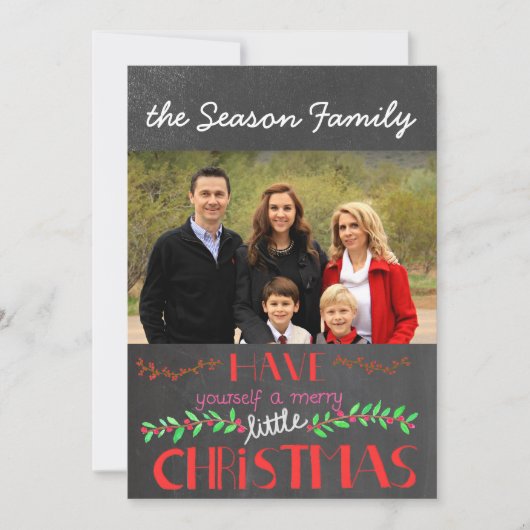 Prettig Kerstfeest Fotokaart Kaart (Voorkant)