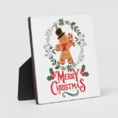 Prettig kerstfeest fotoplaat (Voorkant)