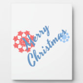 Prettig Kerstfeest Fotoplaat (Voorkant)