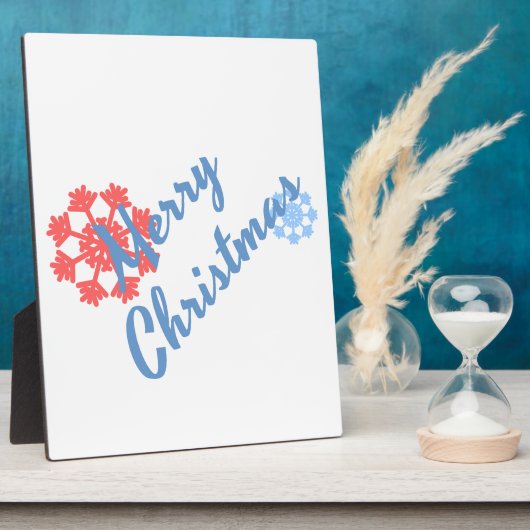 Prettig Kerstfeest Fotoplaat (Zijkant)