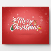 Prettig kerstfeest fotoplaat (Voorkant)