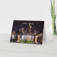 Prettig kerstfeest, Frankfurt, Duitsland