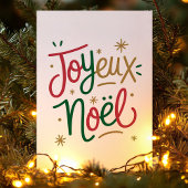 Prettig Kerstfeest Frans Kerstmis Feestdagen Kaart