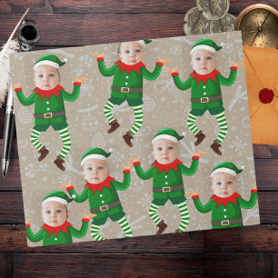 Prettig kerstfeest Funny Santa's Elves Aangepast g Cadeaupapier