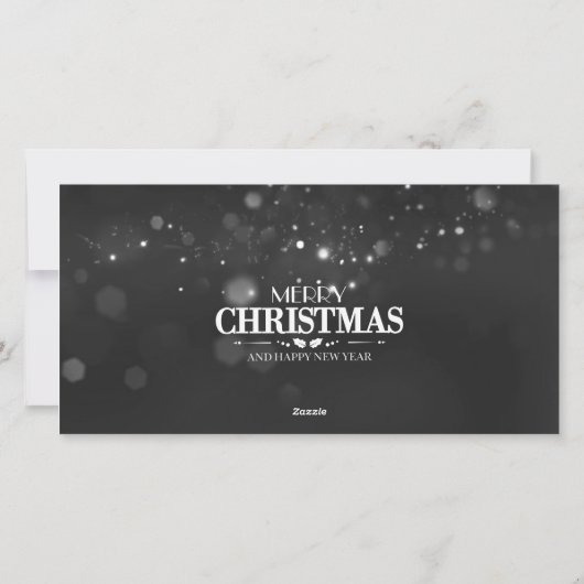 Prettig kerstfeest Gefeliciteerd met de feestdagen Feestdagenkaart (Achterkant)