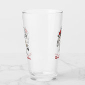 Prettig kerstfeest geit glas (Links)