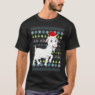 Prettig kerstfeest Geit Lelijk T-shirt Kerstman Ke
