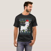 Prettig kerstfeest Geit Lelijk T-shirt Kerstman Ke (Voorkant volledig)