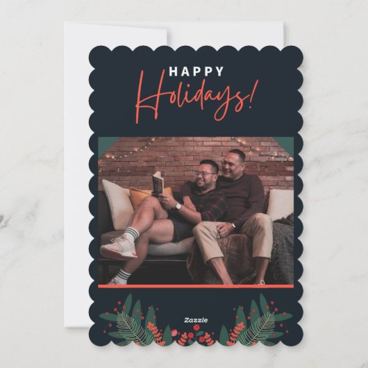 Prettig Kerstfeest Gelukkig Feest Kaart (Achterkant)