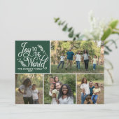 Prettig Kerstfeest Gelukkig Kerstmis Foto Kaart (Staand voorkant)