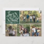 Prettig Kerstfeest Gelukkig Kerstmis Foto Kaart (Voorkant)