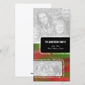 Prettig kerstfeest & Gelukkig Nieuwjaar 2 Foto Fra Feestdagenkaart (Voorkant / Achterkant)