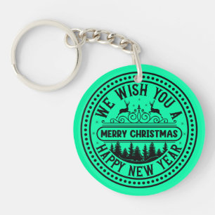 Prettig Kerstfeest Gelukkig Nieuwjaar-66244 Sleutelhanger