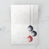 Prettig Kerstfeest, Gelukkig Nieuwjaar Feestdagen Kaart (Binnen)