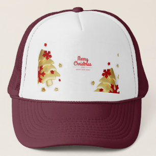 Prettig Kerstfeest Gelukkig Nieuwjaar Feestelijke Trucker Pet