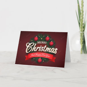 "PRETTIG KERSTFEEST/GELUKKIG NIEUWJAAR" KAART