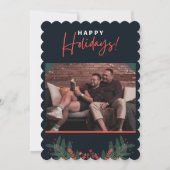 Prettig kerstfeest Gelukkig nieuwjaar kaart (Voorkant)