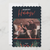 Prettig kerstfeest Gelukkig nieuwjaar kaart (Achterkant)