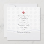 Prettig Kerstfeest & Gelukkig Nieuwjaar! Kerst wit (Achterkant)