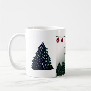 Prettig kerstfeest, Gelukkig nieuwjaar Koffiemok