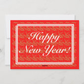 Prettig kerstfeest & gelukkig nieuwjaar ~lintje ha feestdagenkaart (Achterkant)