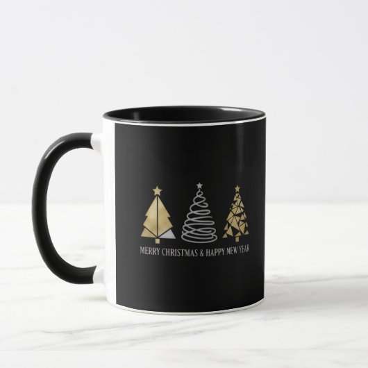 Prettig kerstfeest & Gelukkig nieuwjaar": Mok (Links)