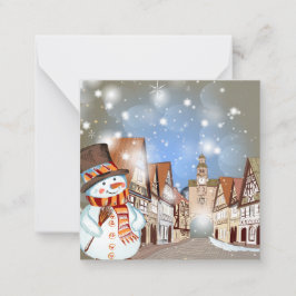 Prettig Kerstfeest/Gelukkig Nieuwjaar Notitiekaartje