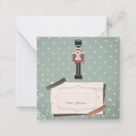 Prettig Kerstfeest/Gelukkig Nieuwjaar Notitiekaartje