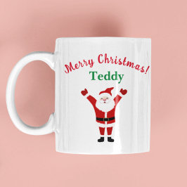 Prettig kerstfeest Gelukkige Sinterklaas Naam Koffiemok