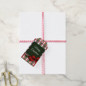 Prettig kerstfeest Gepersonaliseerd Cadeaulabel (Met Touw)