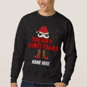 PRETTIG KERSTFEEST GEpersonaliseerd  Trui (Voorkant)