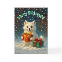 Prettig kerstfeest - Geschenk van de poolvos