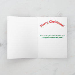 Prettig kerstfeest - Geschenk van de poolvos Kaart