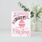 Prettig Kerstfeest gewenst Briefkaart (Staand voorkant)