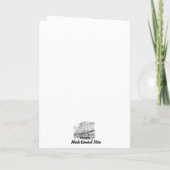 Prettig Kerstfeest gewenst Feestdagen Kaart (Achterkant)