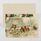 Prettig Kerstfeest Gewenst - Kerstkaart (Voorkant / Achterkant)