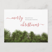 Prettig Kerstfeest Gewenst Klant Briefkaart (Voorkant)