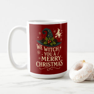 Prettig Kerstfeest Gewenst van de Heksen Koffiemok