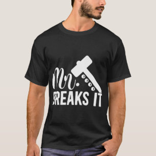 Prettig kerstfeest gewenst van uw vishandel t-shirt