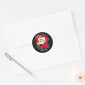 Prettig kerstfeest Gewürztraminer Sticker (Envelop)