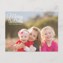 Prettig kerstfeest gezinsfoto