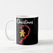 Prettig kerstfeest Gingerbread Koppels Xmas Pyjama Koffiemok (Links)