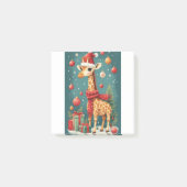 Prettig kerstfeest Giraffe Post-it® Notes (Voorkant)